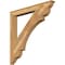 Ekena Millwork Olympic Traditional Rough Sawn Bracket, Western Red Cedar, 4"W x 40"D x 40"H BKT04X40X40OLY01RWR - alternate 1
